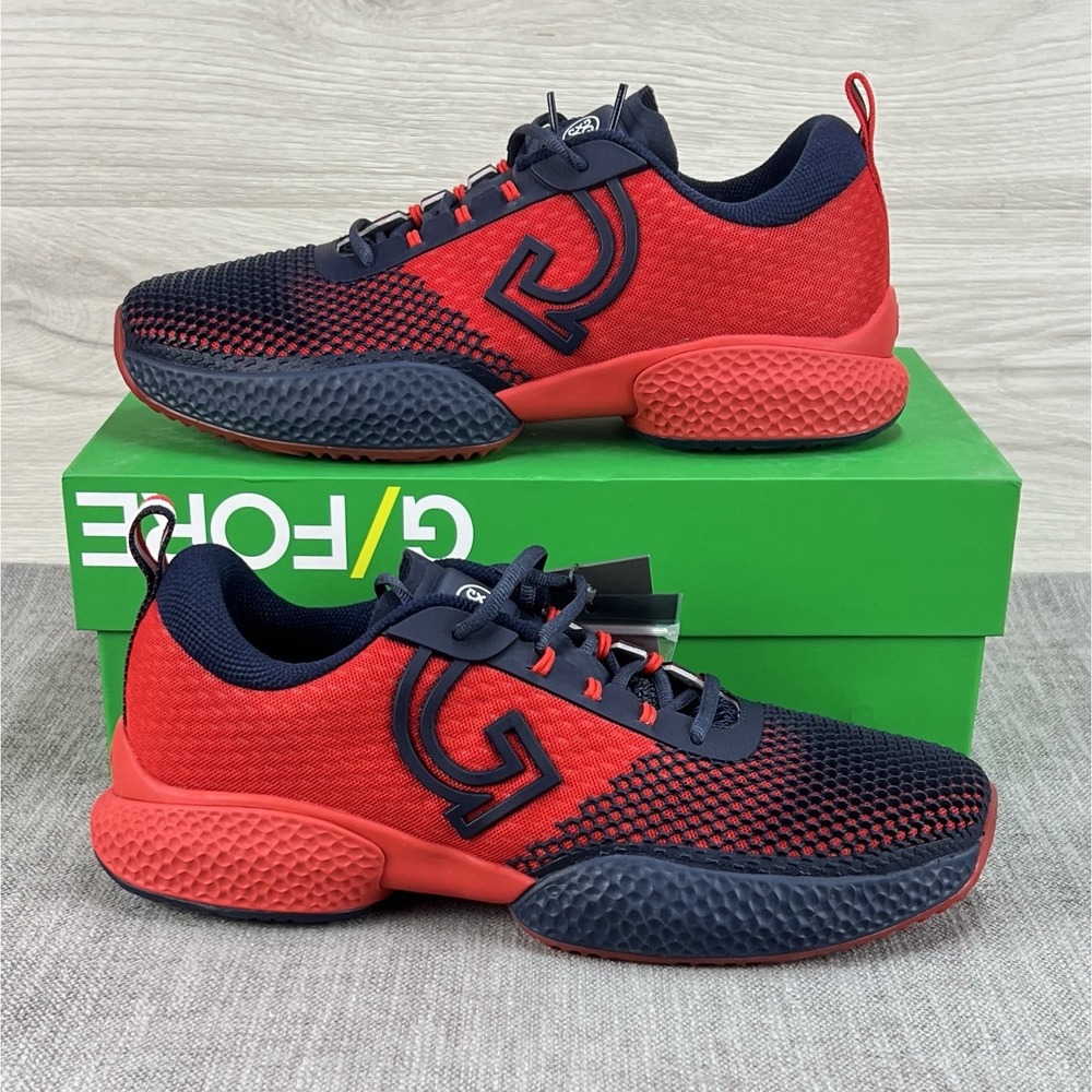 G/FORE QRT1 Shoes Mens Sz 10 Red Blue Gradient Pickleball Court Tennis Athletic